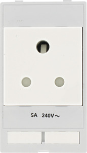 Steckdosenmodul 240V AC/6A Modlink Indien (IS 1293)