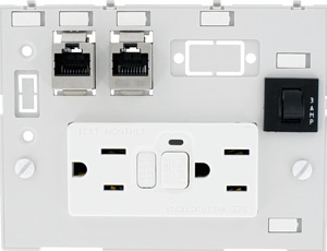 Modlink MSDD Frontplattenschnittste Universaleinsatz 2-fach mit