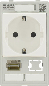 Modlink MSDD Kombieinsatz 1-fach De 1x RJ45 + 1x Datenausschnitt
