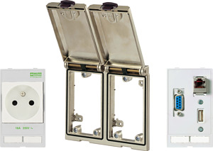 Modlink MSDD-Set: Einbaurahmen 4000 Einsatz 4000-68000-3010000 + 4000-6
