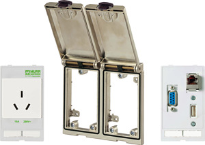 Modlink MSDD-Set: Einbaurahmen 4000 Einsatz 4000-68000-3250000 + 4000-6