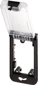 Modlink MSDD Frontplattenschnittste Rahmenmodul 1-fach transparent