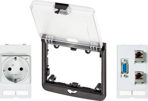 Modlink MSDD-Set: Einbaurahmen 4000 Einsatz 4000-68000-0010000 + 4000-6