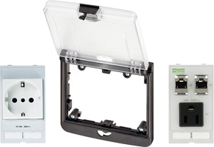Modlink MSDD-Set: Einbaurahmen 4000 Einsatz 4000-68000-0180000 + 4000-6