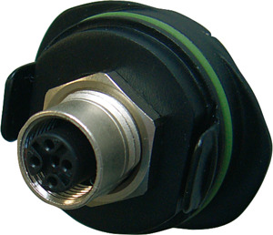 Steckverbindereinsatz M12 Modlink Buchse B-kod. Sub-D9 IP65