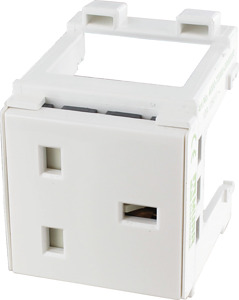 Schaltschranksteckdose 250V AC/13A Modlink Grossbritannien/BS