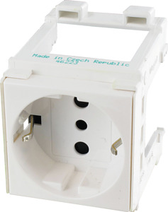Schaltschranksteckdose 250V AC/16A Modlink VDE Italien/CEI 23-16