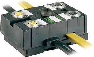 E/A-Modul DI4/0,2A-DO4/1,6A MASI67 4xM12 sichere Ausgänge