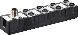 E/A-Modul DI4/0,2A-DO3/0,5A MASI68 7xM8