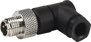 Stecker M8 gew. selbstanschl. m.Lötstiften 3-p