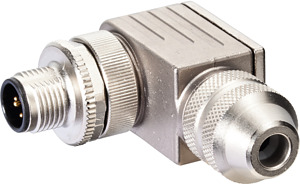Stecker M12 gew. selbstanschl. Schraubkl. 5-pol