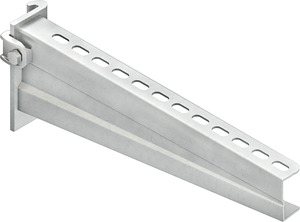 Ausleger schwer 110x230mm 5,0kN m.vormont.Klemme feuerverzinkt DIN