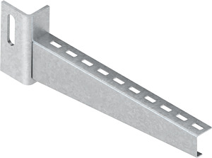 Ausleger standard 90X510mm 2,5kN Edelstahl Werkstoff-Nr.: 1.4301 1.4