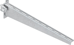 Ausleger standard 95x510mm 2,5kN m.vormont.Klemme feuerverzinkt DIN