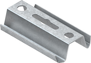 Tragwinkel b=98mm Edelstahl Werkstoff-Nr.: 1.4301 1.4