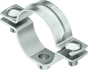 Schraubabstandschelle für d=5-6mm galv. verzinkt, blaupassiviert