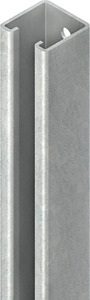 C-Stütze SW 18mm 40x40x810mm blaupassiviert ungelocht
