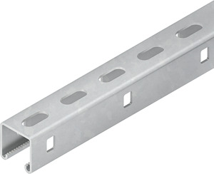 C-Ankerschiene 41x41x3000mm Edelstahl, Werkstoff-Nr.: 1.4301, 1