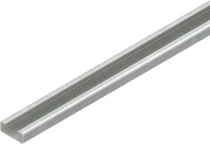 C-Reihenschiene SW 11mm 20x8x1000mm bandverzinkt DIN EN 10346