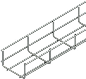 U-Gitterrinne 60x150mm d=45mm Edelstahl Werkstoff-Nr.: 1.4301 1.4