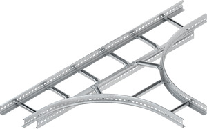 T-Stück 60x200mm gelo.Seitenh. Edelstahl Werkstoff-Nr.: 1.4301 1.4