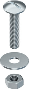 Becherschraube Schlitz+MU+US Edelstahl Werkstoff-Nr.: 1.4401 1.4