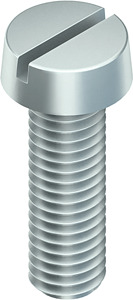 Zyl.-Kopfschraube M4 l=8mm blaupassiviert mit Schlitz