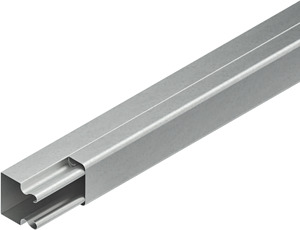 Leitungsschutzkanal 40x60x2000mm bandverzinkt DIN EN 10346 ohne Bode