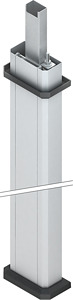 Energiesäule 2750x133x61mm f.Doppelböden bandverzinkt DIN EN 1