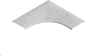Deckel f.Bogen 90° b= 204mm Edelstahl Werkstoff-Nr.: 1.4301 1.4
