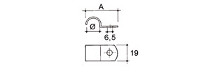 Rohrschelle E-KLIPS Stahl mech.verzinkt/passivi
