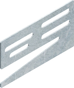 Weitspannträgerklemme, 82x150 mm t=2,0 mm, Stahl, bandverzinkt
