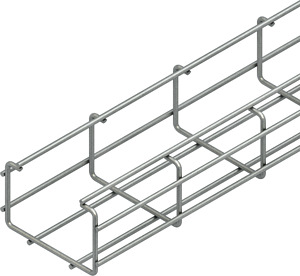 C-Gitterrinne 78x118mm d=4,5mm blaupassiviert DIN 50 961