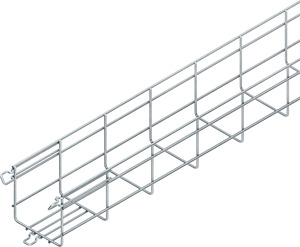 Gitterrinne,U-förmig, m. angeschwei ßtem Verbinder,105x100x3000 mm,CITO