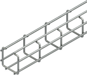 C-Mini-Gitterrinne 68x68mm d=4,5mm feuerverzinkt DIN EN ISO 1461