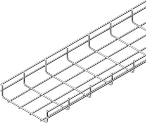 Gitterrinne, U-förmig, 54x100x3000 Edelstahl, Werkstoff-Nr.: 1.4301, 1.4303