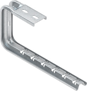 Gitterrinnen Tragkonsole 183x365mm bandverzinkt DIN EN 10346