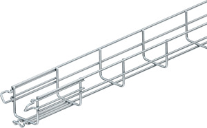 Gitterrinne,U-förmig, mit angeschwe ißtem Verbinder, 54x50x3000 mm,CITO