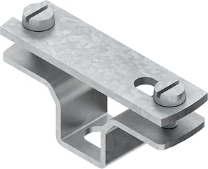Bandeisen Abstandschelle m.Befestigungsloch d=64x10mm feuerv