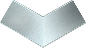 Deckel Pultka.Ausseneck 90°glatt pulverbeschichtet Sonderfarbe inkl.