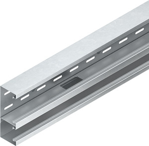 GK-Unterteil doppelzü. asymmetr. 170x70x2000 mm, De-Öffnung 78/38 mm Stah