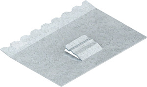 Trennprofilhalter Kanalt=59mm Edelstahl Werkstoff-Nr.: 1.4301 1.4