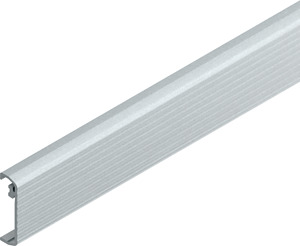 GK-Deckel kanneliert 38x2000mm Aluminium pulverbeschichtet Sonderf