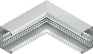 GK-Inneneck 90° 110x69mm einzügig symm.Alu pulverbeschichtet