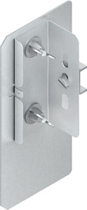 GK-Endabschl.deckel li 170x80mm Aluminium pulverbeschichtet