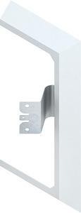 GK-Wandrosette rechts 218x80mm pulverbeschichtet