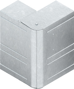 GK-Außeneck 90° verstellbar +/- 5° doppelzügig asymmetrisch 170x70 mm Stahl