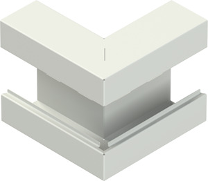 GK-Außeneck 90° einzügig symmetrisc 170x70 mm, De-Öffnung 78 mm Stahl, bandv