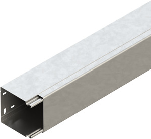 Leitungsschutzkanal 100x100x2000mm bandverzinkt DIN EN 10346 mit Boden