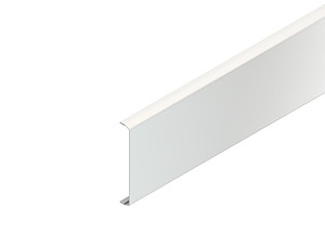 GK-Deckel glatt 78x2000mm pulverbeschichtet RAL 9005 schwarz
